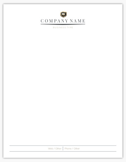 Design Preview for  Notepads Templates, 8.5" x 11"