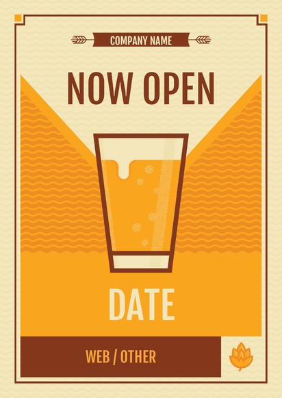 Design Preview for Design Gallery: Food & Beverage Posters, A4 (297 x 210 mm) 