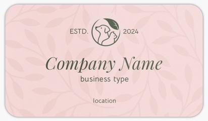 Design Preview for Animals & Pet Care Rounded Corner Business Cards Templates, Standard (3.5" x 2")