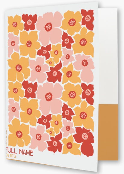 A feminine floral yellow gray design for Floral