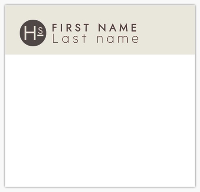 A personal stationery cream gray design for Traditional & Classic
