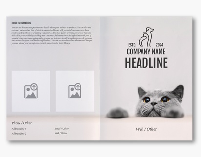 Design Preview for Design Gallery: Pet Training Custom Brochures, 11" x 17" Bi-fold