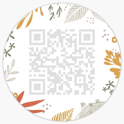 Design Preview for Custom Food Label Stickers: Templates and Designs , 3.8 x 3.8 cm Circle