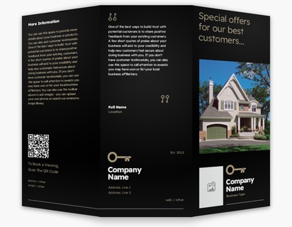 Design Preview for Design Gallery: Conservative Custom Brochures, 8.5" x 11" Tri-fold