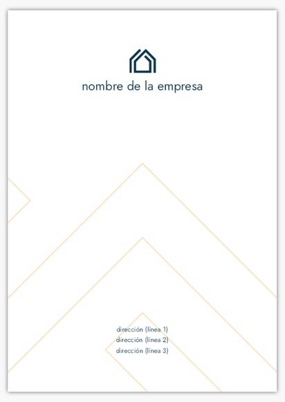 Vista previa del diseño de Galería de diseños de blocs de notas para sector inmobiliario