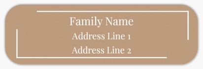 Design Preview for Design Gallery: Elegant Return Address Labels