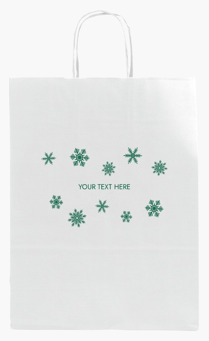 Design Preview for Design Gallery: Photo Cards Single-Colour Paper Bags, M (26 x 11 x 34.5 cm)