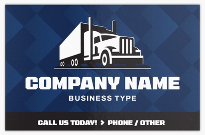 Design Preview for Design Gallery: Trucking Metallic Business Cards
