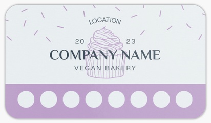 Design Preview for Ice Cream & Food Trucks Rounded Corner Business Cards Templates, Standard (3.5" x 2")