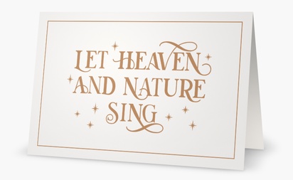 Design Preview for Design Gallery: Religious Greeting Cards, 11.7 x 18.2 cm Folded