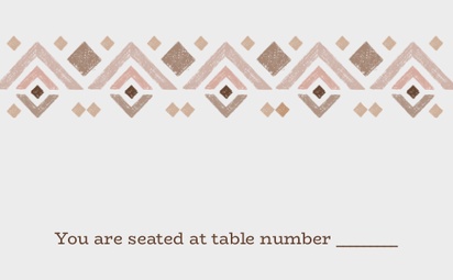 Design Preview for Design Gallery: Patterns & Textures Place Cards, Standard (91 x 55 mm)