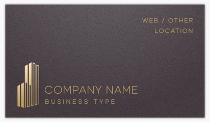 Design Preview for Property & Estate Agents Ultra Thick Business Cards Templates
