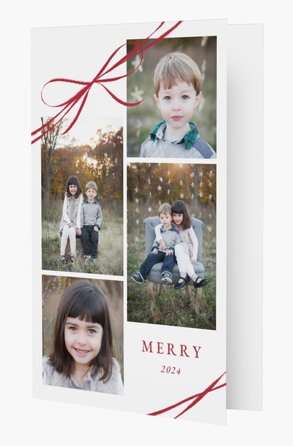 Design Preview for Personalised Christmas Cards, Rectangular 18.2 x 11.7 cm