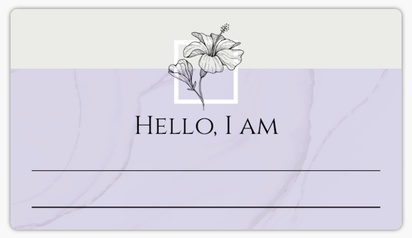 Design Preview for Design Gallery: Modern & Simple Name Stickers