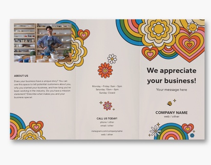 Design Preview for Design Gallery: Crafts Custom Brochures, 8.5" x 14" Tri-fold
