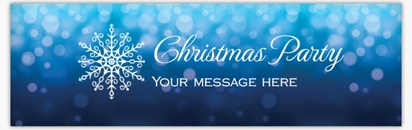 Design Preview for Design Gallery: Christmas Vinyl Banners, 76 x 244 cm
