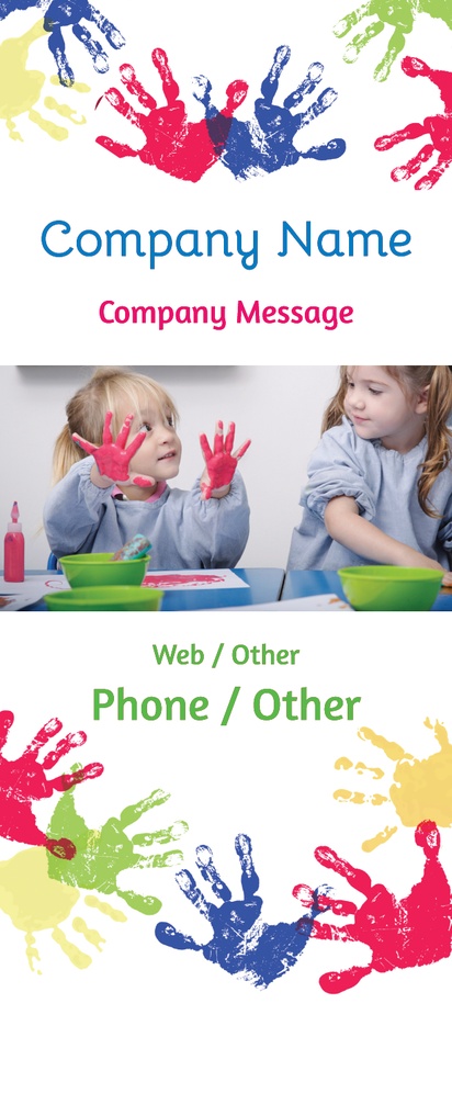 Design Preview for Design Gallery: Education & Child Care Pull Up Banners, 88 x 200 cm