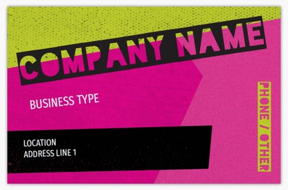 Design Preview for Design Gallery: Dance & Choreography Pearl Business Cards