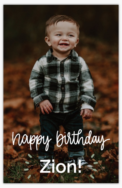 Design Preview for Design Gallery: Birthday Posters, 11" x 17"