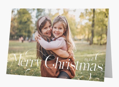 Design Preview for Design Gallery: Modern & Simple Christmas Cards, Rectangular 18.2 x 11.7 cm