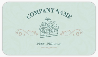 Design Preview for Design Gallery: Bakeries Product Labels on Sheets, Rounded Rectangle 8.7 x 4.9 cm