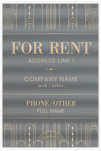 Design Preview for Design Gallery: Real Estate Development Car Window Decals, 24" x 36" Perforated