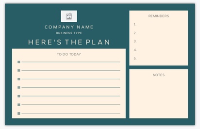 Design Preview for Business Services Notepads Templates, 5.5" x 8.5"