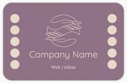 Design Preview for Design Gallery: Massage & Reflexology Rounded Corner Business Cards, Rounded Standard (85 x 55 mm)