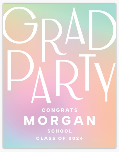 Design Preview for Graduation Posters Templates, 22" x 28"