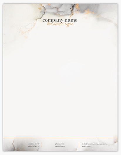 Design Preview for Elegant Notepads Templates, 8.5" x 11"