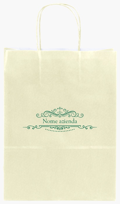 Anteprima design per Galleria di design: sacchetti di carta stampa monocolore per minimal, S (22 x 10 x 29 cm)