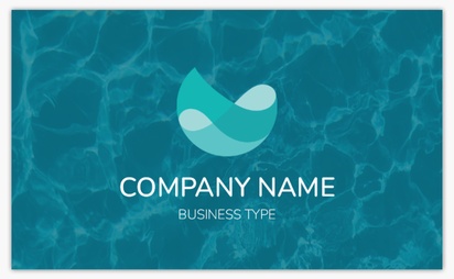 Design Preview for Design Gallery: Pool & Spa Care Standard Business Cards, Standard (91 x 55 mm)