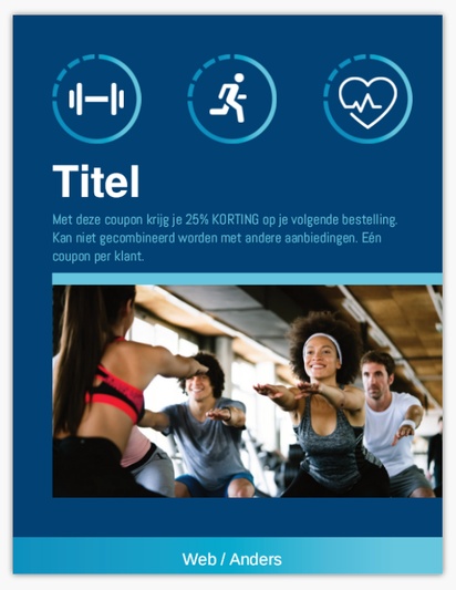 Voorvertoning ontwerp voor Ontwerpgalerij: Sport en fitness Postkaartmagneten
