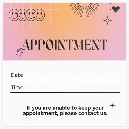 A appointment social media pink brown design for Theme