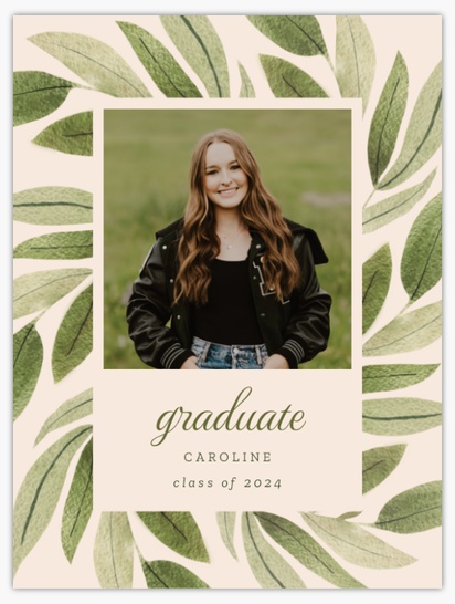A classic grad party gray brown design for Graduation with 1 uploads