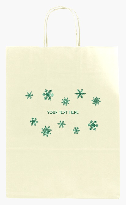 Design Preview for Design Gallery: New Baby Single-Colour Paper Bags, M (26 x 11 x 34.5 cm)