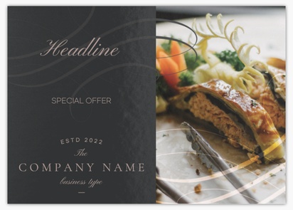 Design Preview for Design Gallery: Gourmet & Fine Food Flyers & Leaflets,  No Fold/Flyer A6 (105 x 148 mm)