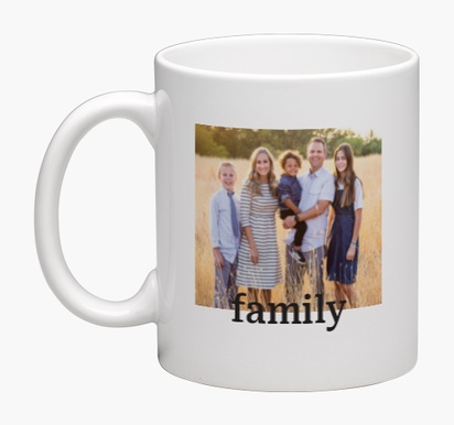 Design Preview for Personalised mugs Designs and Templates, Wrap-around