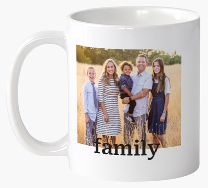 Design Preview for Design Gallery: Family Custom Mugs, Wrap-around