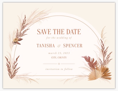 Design Preview for Save the Date Postcards Templates, 4.2" x 5.5"