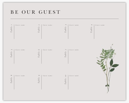 A wedding seating chart new rustic gray design for Season