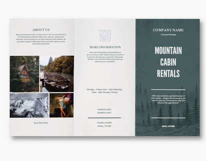Design Preview for Design Gallery: Nature & Landscapes Custom Brochures, 8.5" x 14" Tri-fold