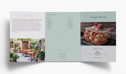 Design Preview for Design Gallery: Bakeries Folded Leaflets, Tri-fold A5 (148 x 210 mm)
