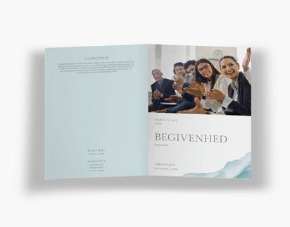 Forhåndsvisning af design for Designgalleri: Markedsføring og PR Brochurer, Midterfals A5 (148 x 210 mm)