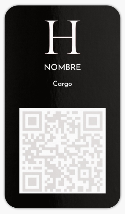 Un mínimo blanco y negro diseño negro gris para Código QR