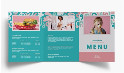 Design Preview for Design Gallery: Sweet Shops Folded Leaflets, Tri-fold A4 (210 x 297 mm)