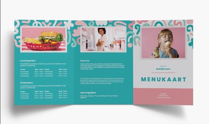 Voorvertoning ontwerp voor Ontwerpgalerij: Snoepwinkels Folders, Drieluik A4 (210 x 297 mm)
