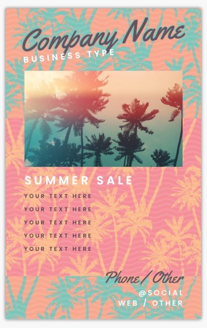 Design Preview for Design Gallery: Summer Vinyl Banners, 76 x 122 cm