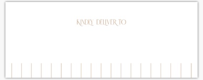 Design Preview for Holiday Custom Envelopes Templates, 4” x 8”