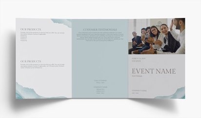 Design Preview for Design Gallery: Customer Service Folded Leaflets, Tri-fold A5 (148 x 210 mm)